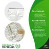 PUREVACY Clear Plastic Drawstring Bags, 5 x 8 Inches. Pack of 1000 2-Mil Polyethylene Travel Bag for Shoes. Clear Drawstring Bag with Strong Cotton Drawstrings. Waterproof Dust Bags for Shoes view 3