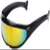 Futuristic Cyclops Visor Sunglasses Mirrored Lens Narrow Sunglasses Personality Cosplay Costume Eyeglasses Photo Props Costume Eyewear Glasses Funny Party Mask DecorationBlack+Rainbow view 3