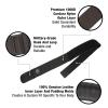 Bear KompleX Premium Leather APEX Weightlifting Belt, Abdominal & Back Support, Powerlifting, Squats and Weight Training, Low Profile Velcro, Firm Back for Comfort, Easily Adjustable. view 4