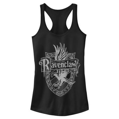 Harry Potter Warner Brothers and The Sorcerer's Stone Ravenclaw Crest Women's Fast Fashion Racerback Tank Top