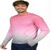 INGEAR Mens UPF 50+ Sun Hoodie  Lightweight UV Protection Shirt with Pocket, Quick-Dry SPF Rashguard for Fishing, Running, Hiking & Swimming (Pink Paradise, X-Large) view 1