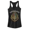 Harry Potter Warner Brothers and The Half-Blood Prince Vintage Logo Women's Fast Fashion Racerback Tank Top Black view 1