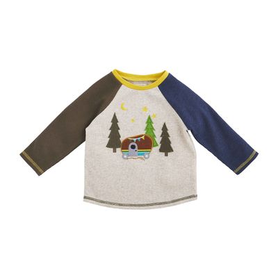 Mud Pie baby boys T-shirt Mud Pie Tee Camper Large 4T 5T, Camper, 4-5T US