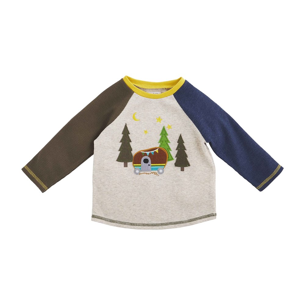 Mud Pie baby boys T-shirt Mud Pie Tee Camper Large 4T 5T, Camper, 4-5T US