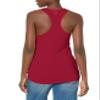 Harry Potter Warner Brothers and The Deathly Hallows Gryffindor House Sweater Women's Fast Fashion Racerback Tank Top Scarlet view 2