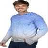INGEAR Mens UPF 50+ Sun Hoodie  Lightweight UV Protection Shirt with Pocket, Quick-Dry SPF Rashguard for Fishing, Running, Hiking & Swimming (True Blue, X-Large) view 1