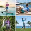 INGEAR Mens UPF 50+ Sun Hoodie  Lightweight UV Protection Shirt with Pocket, Quick-Dry SPF Rashguard for Fishing, Running, Hiking & Swimming (True Blue, X-Large) view 2