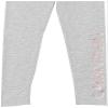 Calvin Klein Girls' Legacy Performance Leggings, Grey Shine, 8-10 view 3