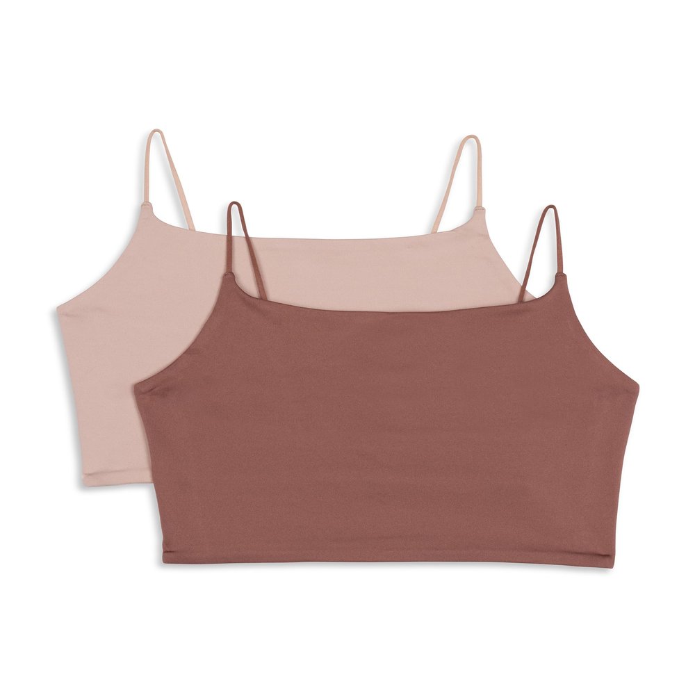 Maidenform Girls' Comfort Brami Bralette, 2 Pack