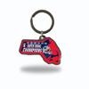 Rico Industries NFL New England Patriots Champ State Shape Keychain view 1