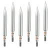 250 Grains Archery Field Points arrowheads- Practice Target & Hunting Arrows Heads,9/32 Stainless Steel Screw in Archery Field Tips and Broadheads (1 Dozen 12 PCS), 2.9*2.3*0.6 view 3