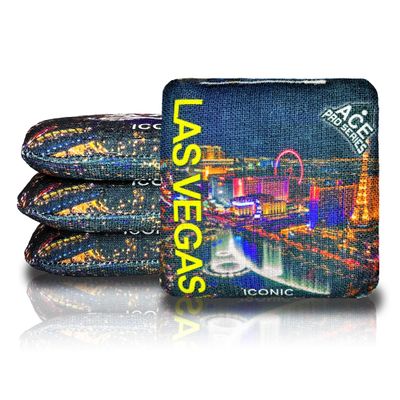 CornholeAce Iconic - Las Vegas (Set of 4 Bags) - Professional Cornhole Bags - ACE Pro Stamped