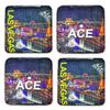 CornholeAce Iconic - Las Vegas (Set of 4 Bags) - Professional Cornhole Bags - ACE Pro Stamped view 2