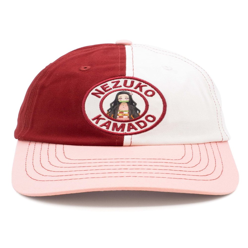 Culture Fly Demon Slayer Kamado Nezuko Half-Half Adjustable Blue Baseball Cap