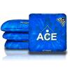 CornholeAce Iconic - Light Blue (Set of 4 Bags) - Professional Cornhole Bags - ACE Pro Stamped view 1