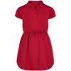 Izod Girls' School Uniform Short Sleeve Performance Polo Dress, Red, 10 view 1