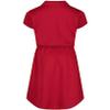 Izod Girls' School Uniform Short Sleeve Performance Polo Dress, Red, 12 view 2