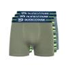 Duck and Cover Mens Amero Boxer Shorts (Pack of 3), Green/Blue/Gray, Small view 1