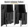 PETAC GEAR Laser-Cutting Vest for Men Cosplay  Quick Release Modular Lightweight MOLLE Weighted Training Vests. (BK) view 4