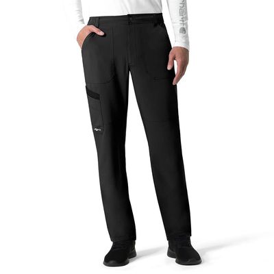 Carhartt Men's Force Cross-Flex Modern Fit Straight Leg Cargo Pant, Black, Small