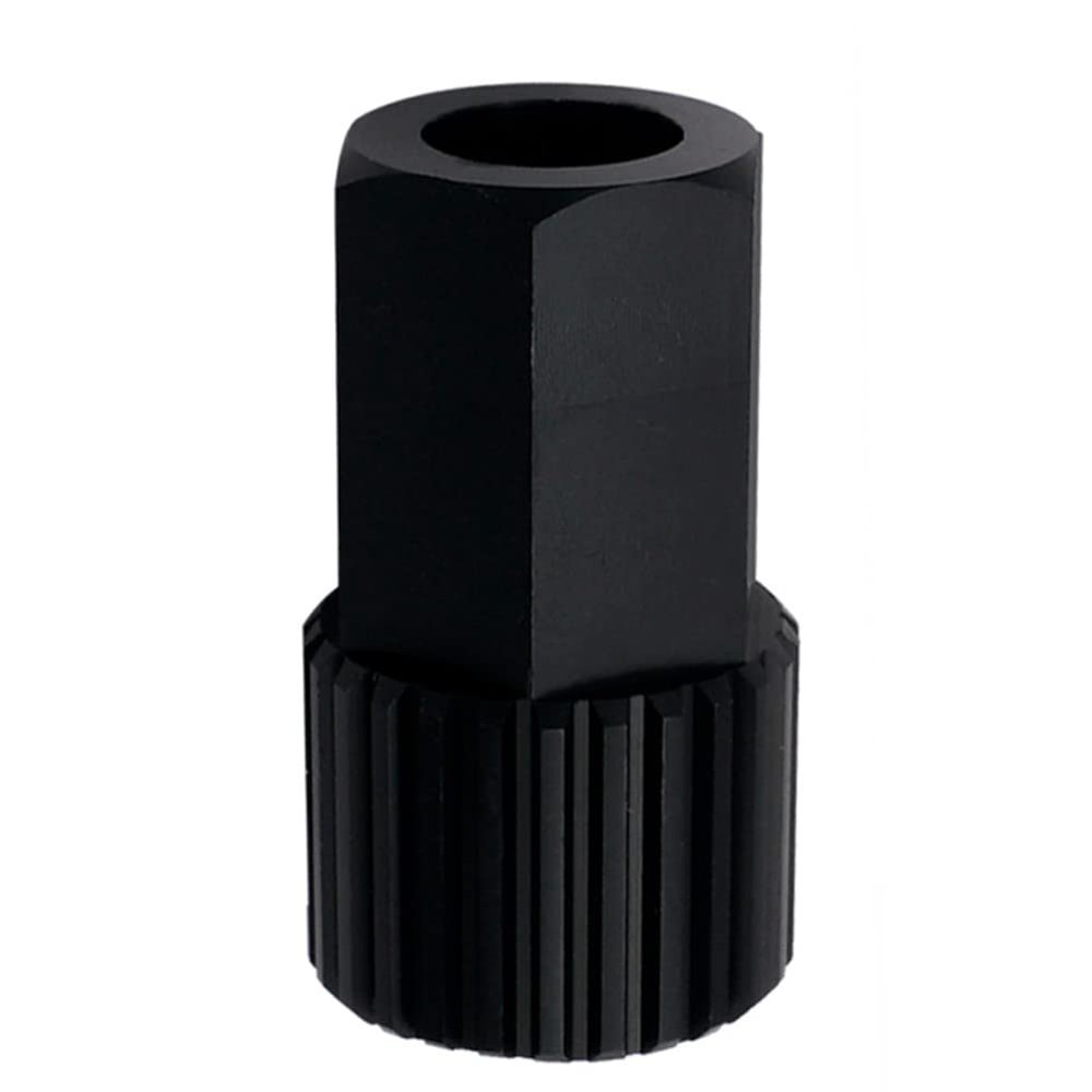 ihreesy Bicycle Hub Disassembly Tool,Aluminum Alloy Freewheel Remover Tool Hub Locking Ring Nut Removal Installation Tool,Black