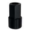 ihreesy Bicycle Hub Disassembly Tool,Aluminum Alloy Freewheel Remover Tool Hub Locking Ring Nut Removal Installation Tool,Black view 1
