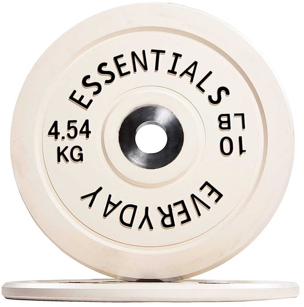 BalanceFrom Color Coded Olympic Bumper Plate Weight Plate with Steel Hub, Pairs or Sets