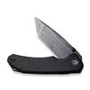 CIVIVI Brazen Pocket Knife,3.5-Inch Tanto Damascus Folding Knife, Micarta Outdoor Camping Hiking Knife with Thumb Studs and Flipper Opener,Unique Tool Gift for EDC Men Women C2023DS-1 view 4