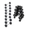 Ader Octagon Rubber Dumbbell Set Space Saving great for Muscle Toning essential Grip w/Rack, 4 Pairs view 1