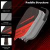 A11N Pickleball Paddles Set of 2 - USAPA Approved | 8OZ, Graphite Face & Polymer Core, Cushion Grip | 4 Balls, 1 Sling Bag, Red view 2
