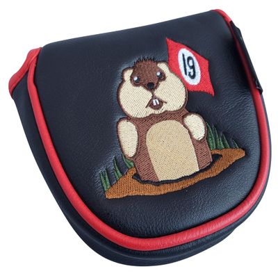 19th Hole Gopher Embroidered Putter Cover by ReadyGOLF - Mallet