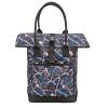 TOURBON Nylon Roll-top Clip-On Bike Panniers Women's Shoulder Tote Bag (Black) view 1