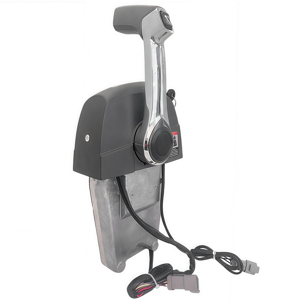 DOYT Compatible with Johnson/Evinrude/OMC New OEM Binnacle Top Console Mount Remote Control 5006186 w/Key