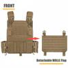 PETAC GEAR Laser-Cutting Vest for Men Cosplay  Quick Release Modular Lightweight MOLLE Weighted Training Vests. (CB) view 2