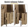 PETAC GEAR Laser-Cutting Vest for Men Cosplay  Quick Release Modular Lightweight MOLLE Weighted Training Vests. (CB) view 4