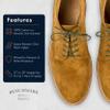 Benchmark Waxed Cotton Dress Shoe Laces - 2 Pairs - 2mm (5/64) Round Shoelaces for Men & Women - 27 to 36 Inch Lengths (33 Inches - 2 Pairs, Army Green) view 2