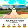FEISEDY Kids Teens Baseball Polarized Sunglasses Sports TR90 Frame Boys Girls Cycling B2454 Transparent Green view 4
