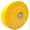 BalanceFrom Color Coded Olympic Bumper Plate Weight Plate with Steel Hub, Pairs or Sets view 3