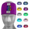 Custom Sport Headband Personalized Design with Your Image Text Moisture Wicking Stretch Headband, DarkMagenta view 1