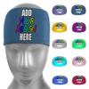 Custom Sport Headband Personalized Design with Your Image Text Moisture Wicking Stretch Headband, Steelblue view 1