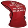 Hit Bombs & Make Birdies Embroidered Driver Headcover by ReadyGOLF view 3