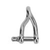 Astibym 12mm Stainless Steel Marine Shackle with Screw Pin, High Breaking Strength Yacht Speedboat Anchor Accessory, for Saltwater Applications