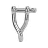 Astibym 12mm Stainless Steel Marine Shackle with Screw Pin, High Breaking Strength Yacht Speedboat Anchor Accessory, for Saltwater Applications view 3