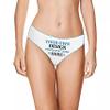 buxvhre Custom Woman Thongs Personalized Briefs Add Your Photo Text Soft Stretch Women Thong Seamless Panties Underpants (M) view 1