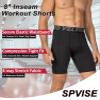 Compression Shorts Men 3 Pack, Dry Fit Compression Underwear Spandex Running Shorts Mens Workout Athletic Short Pocket view 3