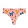 buxvhre Custom Woman Thongs Personalized Briefs Add Your Photo Text Soft Stretch Women Thong Seamless Panties Underpants (XL) view 4