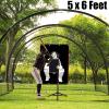 Supvision Batting Cage Backstop with Strike Zone Heavy Duty PVC Coated Oxford Fabric Vinyl Baseball Backstops with Catcher Softball Pitcher Training Equipment Aid 5 x 6 Ft 600D view 4