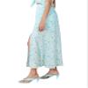 BCBGeneration Women's Relaxed Straight Fit Side Slit Maxi Skirt, Retro Floral, Medium view 2