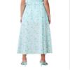BCBGeneration Women's Relaxed Straight Fit Side Slit Maxi Skirt, Retro Floral, Medium view 3