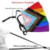 LGBT Pride Rainbow Face Mask for Adults, Washable Face Balaclava Reusable with 2 Filters for Men Women Teens view 4